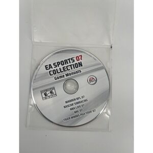 EA Sports 07 Collection Game Manuals on CD